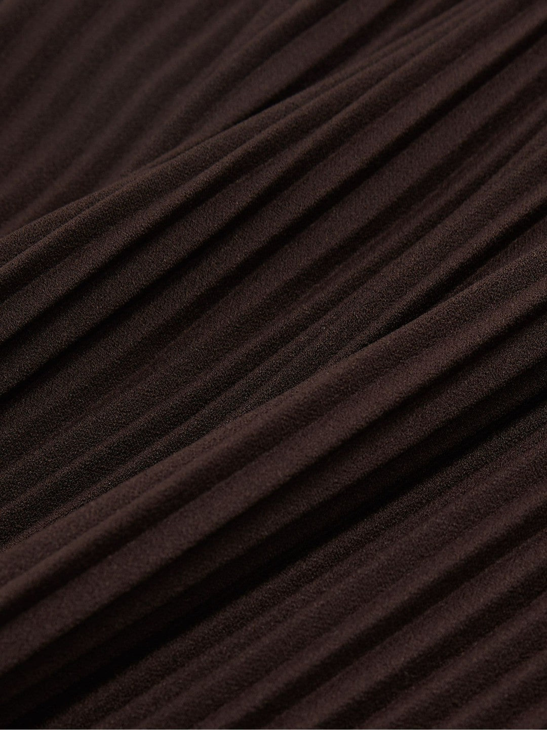 Pleated Jersey Midi Skirt Burgundy | Womens