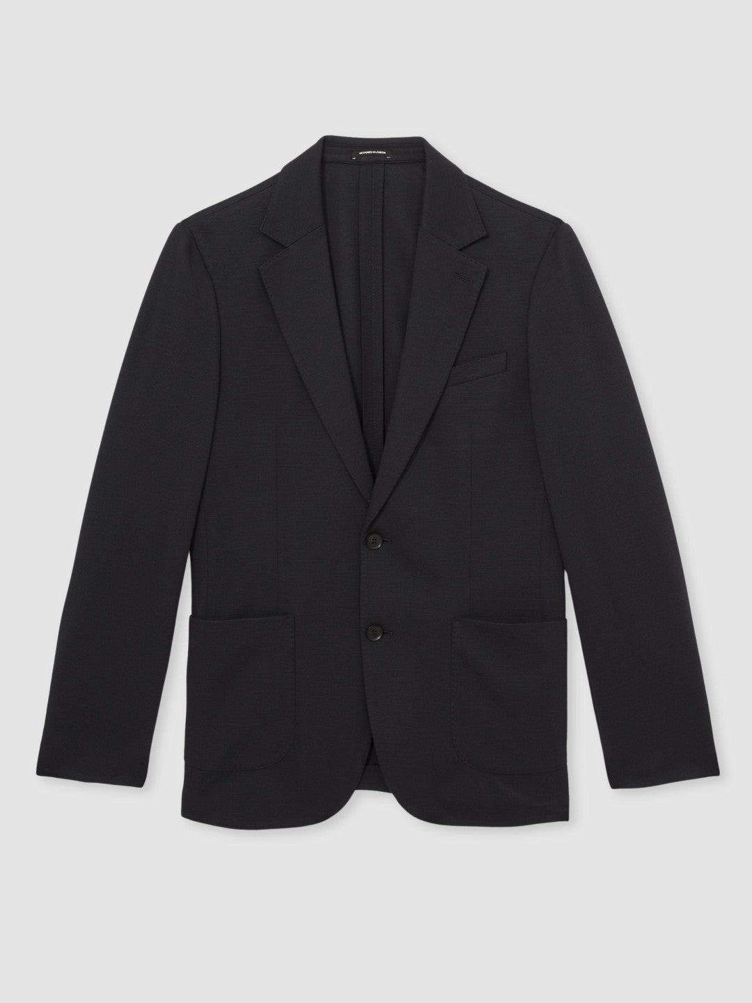 Slim-Fit Single-Breasted Jersey Suit Blazer Navy | Mens