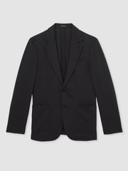 Slim-Fit Single-Breasted Jersey Suit Blazer Navy | Mens