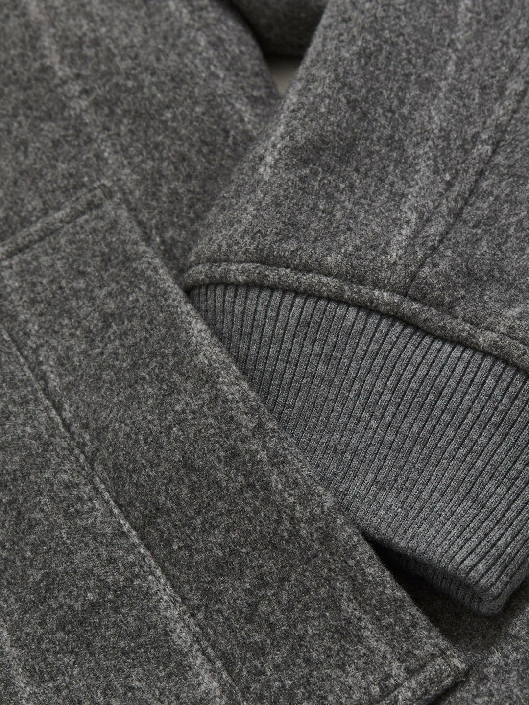 Wool-Blend Chalk-Stripe Bomber Jacket Grey | Mens