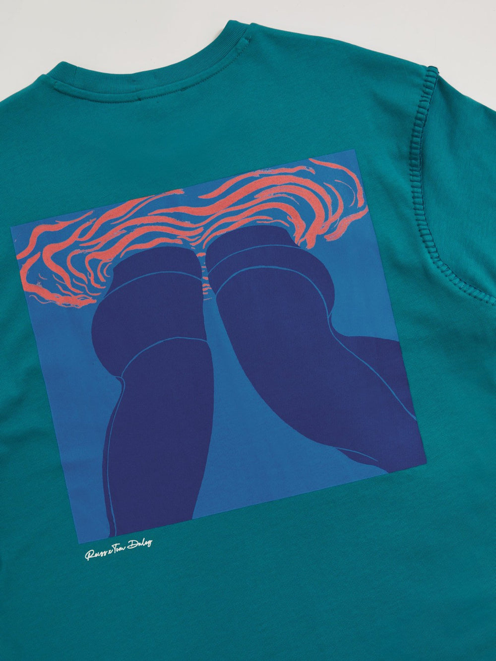 | Tom Daley Graphic-Print T-Shirt Teal Green | Mens