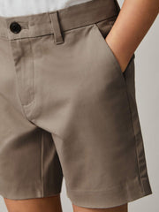 3-9 yrs Cotton Chino Shorts with Stretch Stone | Children