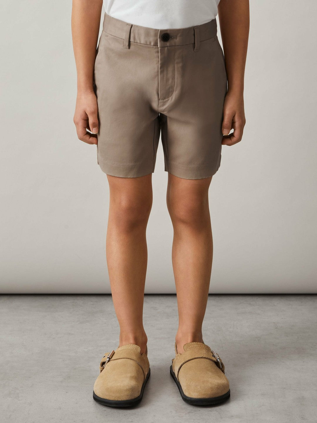 3-9 yrs Cotton Chino Shorts with Stretch Stone | Children