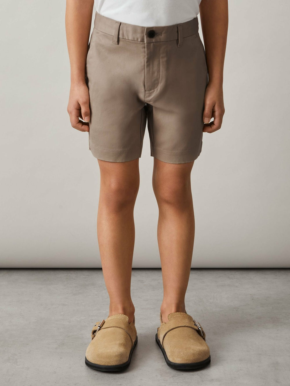 3-9 yrs Cotton Chino Shorts with Stretch Stone | Children