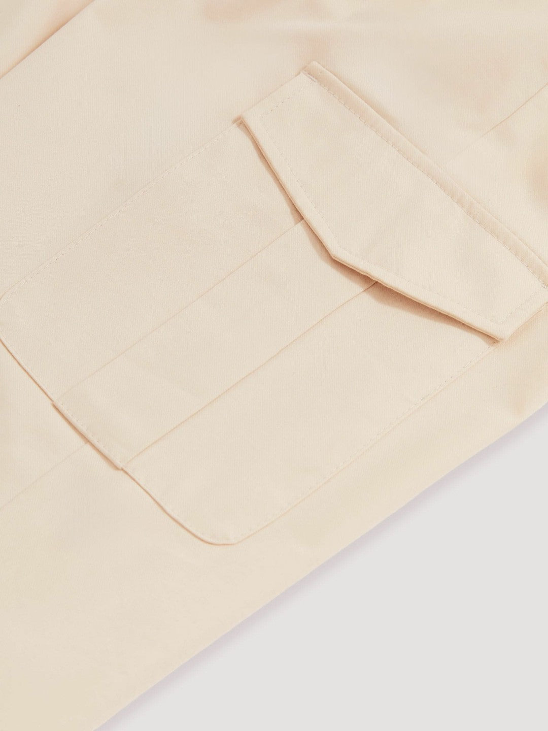 Cotton-Lyocell Cargo Trousers Light Stone | Mens