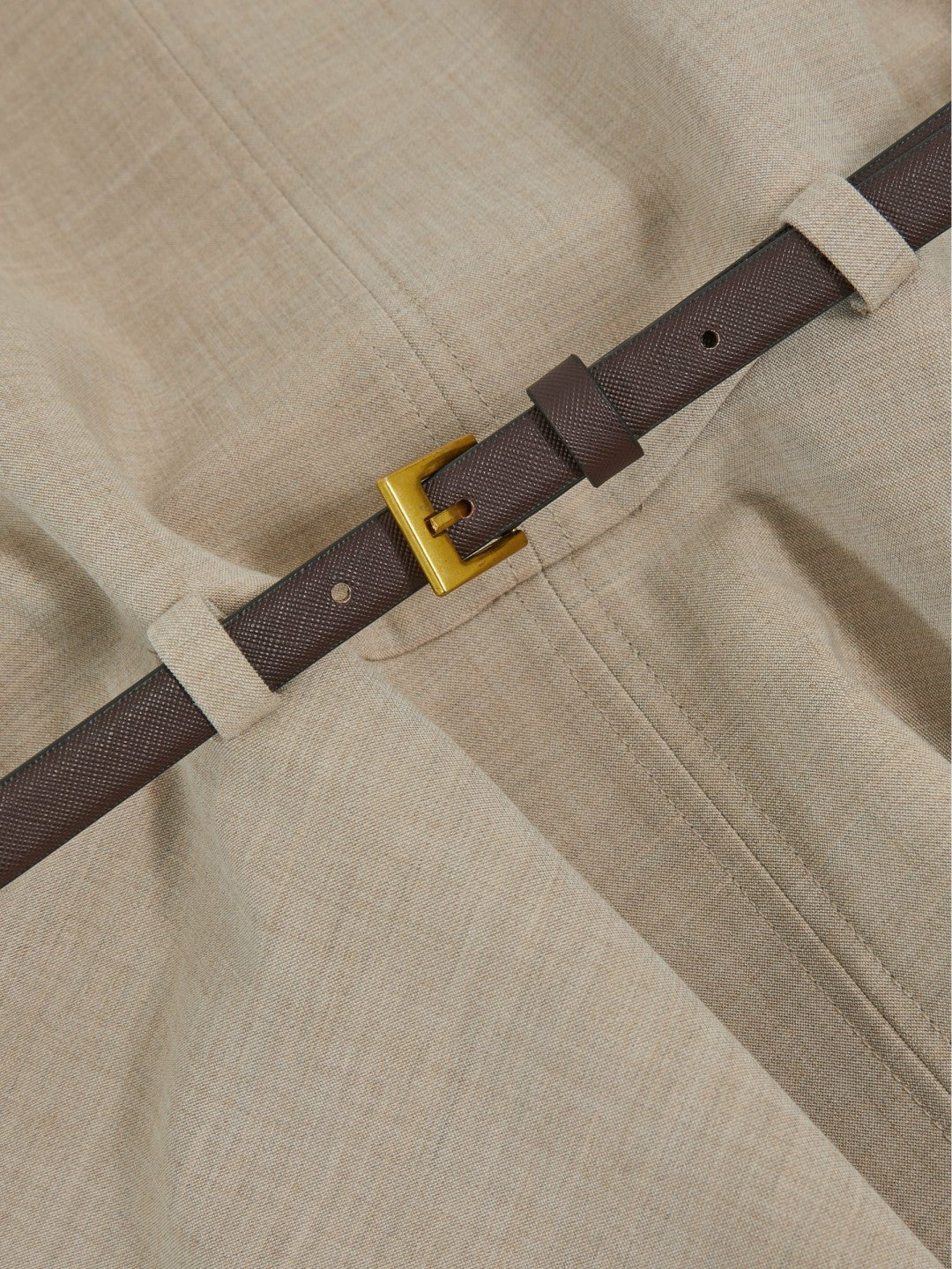 3-9 yrs Drop Waist Belted Sleeveless Dress Neutral | Children