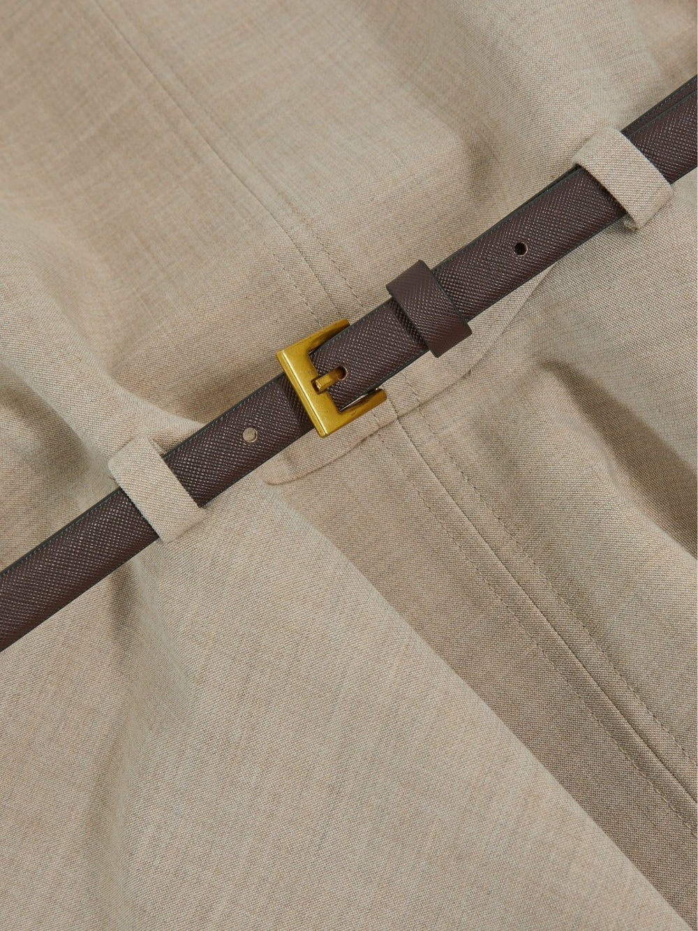 3-9 yrs Drop Waist Belted Sleeveless Dress Neutral | Children