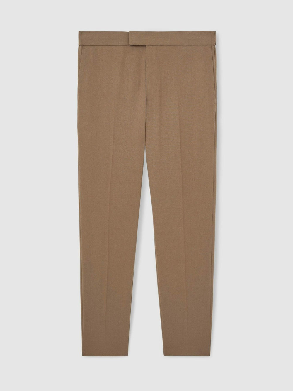 Slim-Fit Internal-Drawstring Trousers Camel | Mens