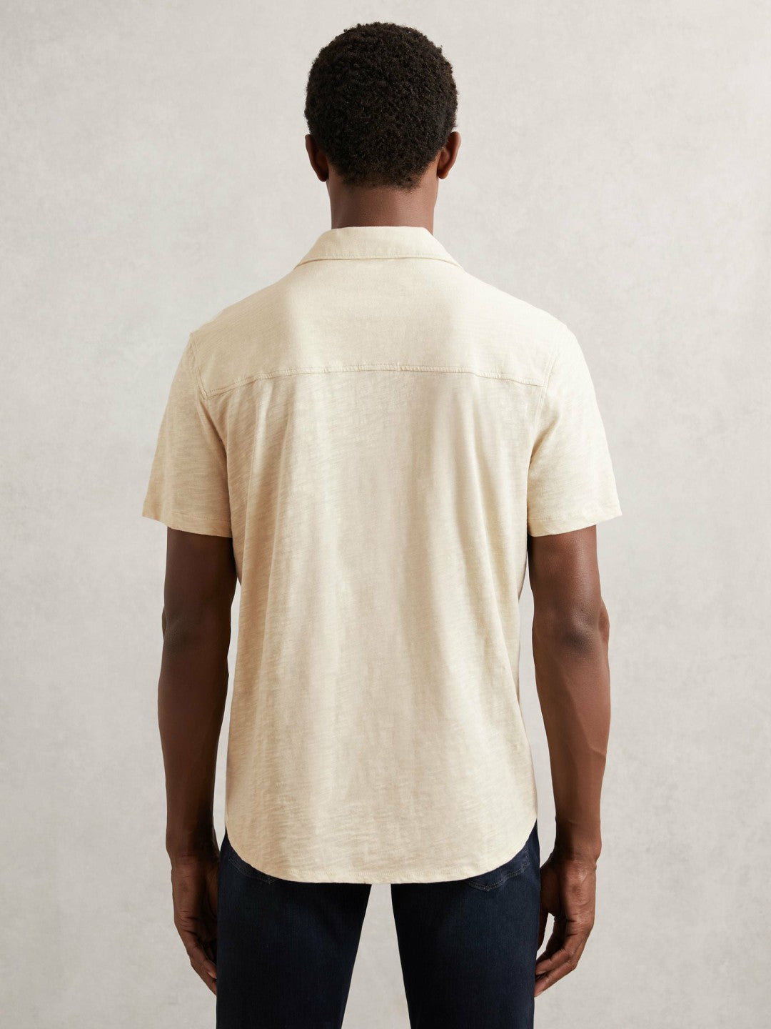 Paige Carillo Short Sleeve Shirt Cream | Mens