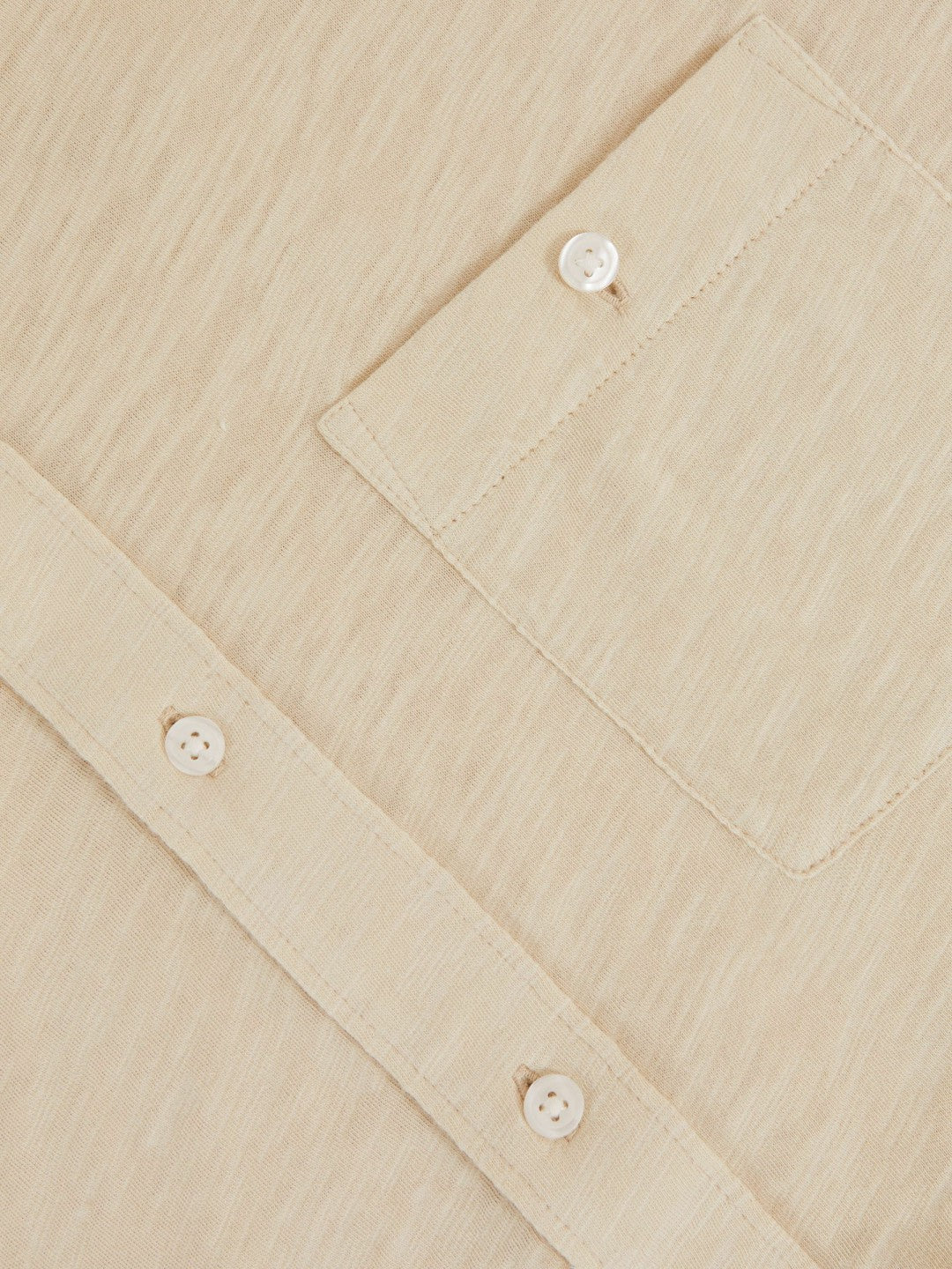 Paige Carillo Short Sleeve Shirt Cream | Mens