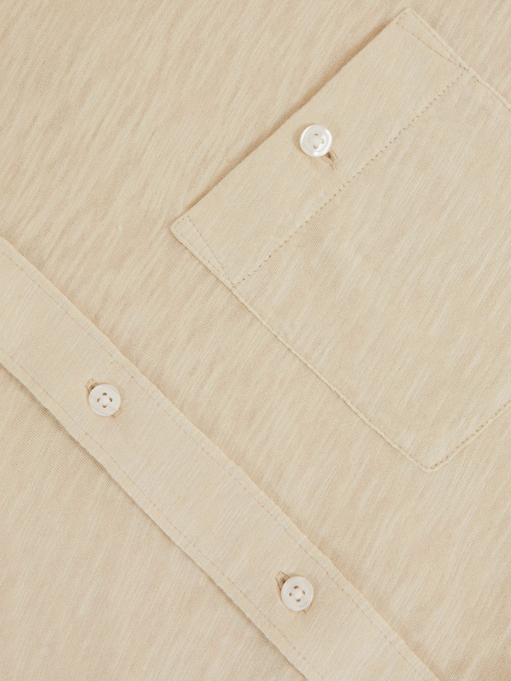 Paige Carillo Short Sleeve Shirt Cream | Mens