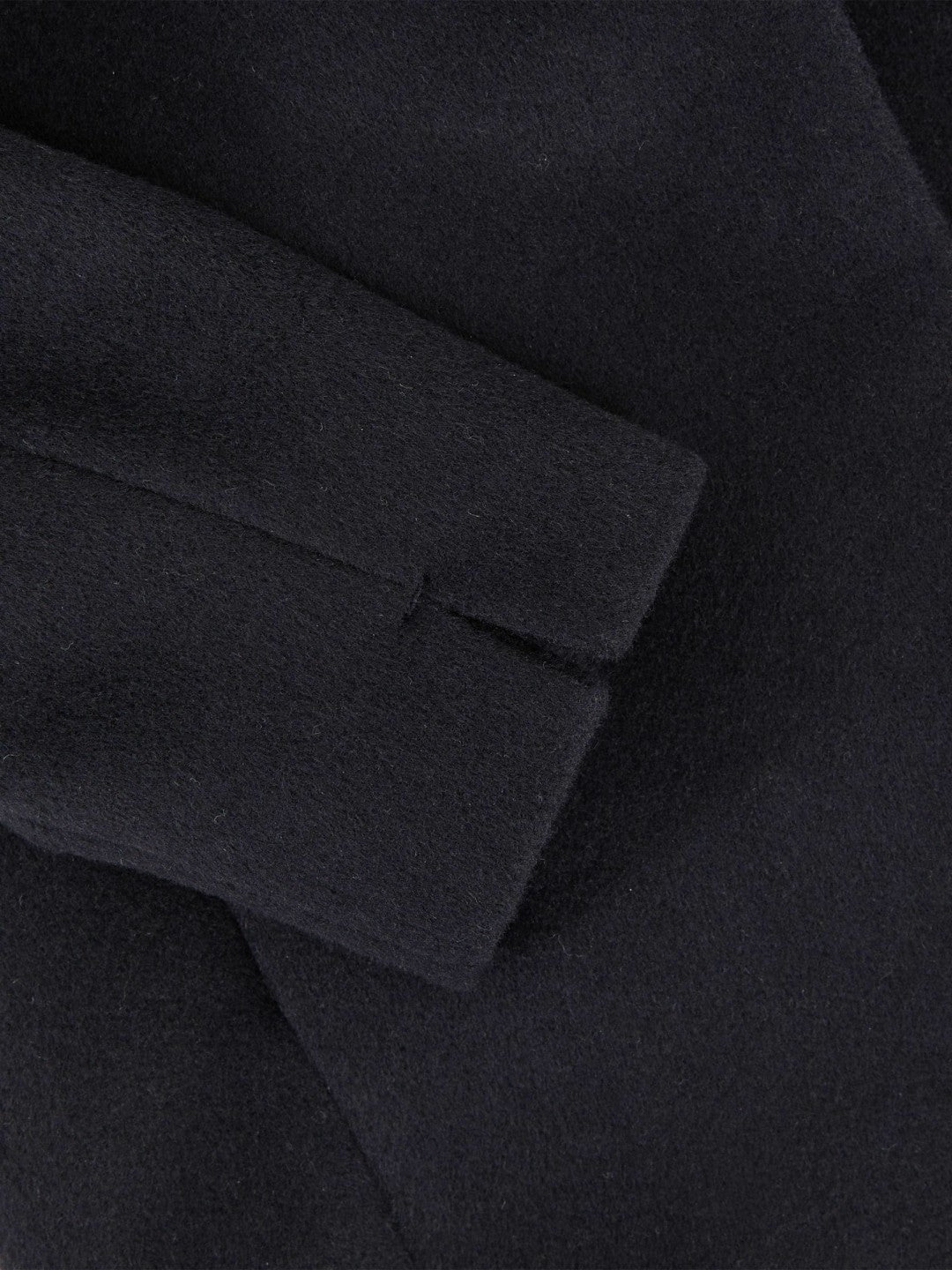 Wool-Blend Funnel-Neck Coat Navy | Children