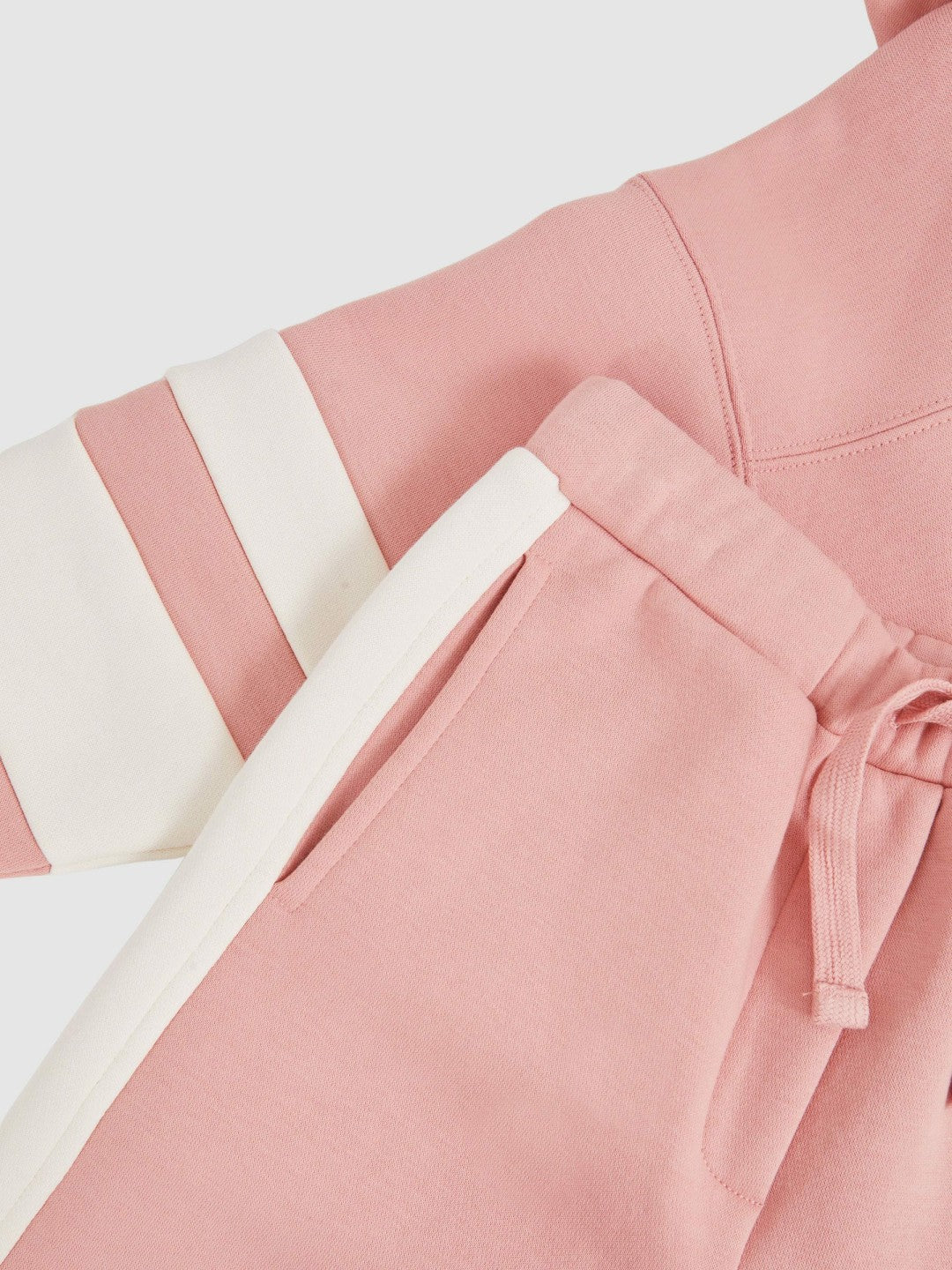 Cotton-Blend Joggers and Hoodie Set Rose | Children