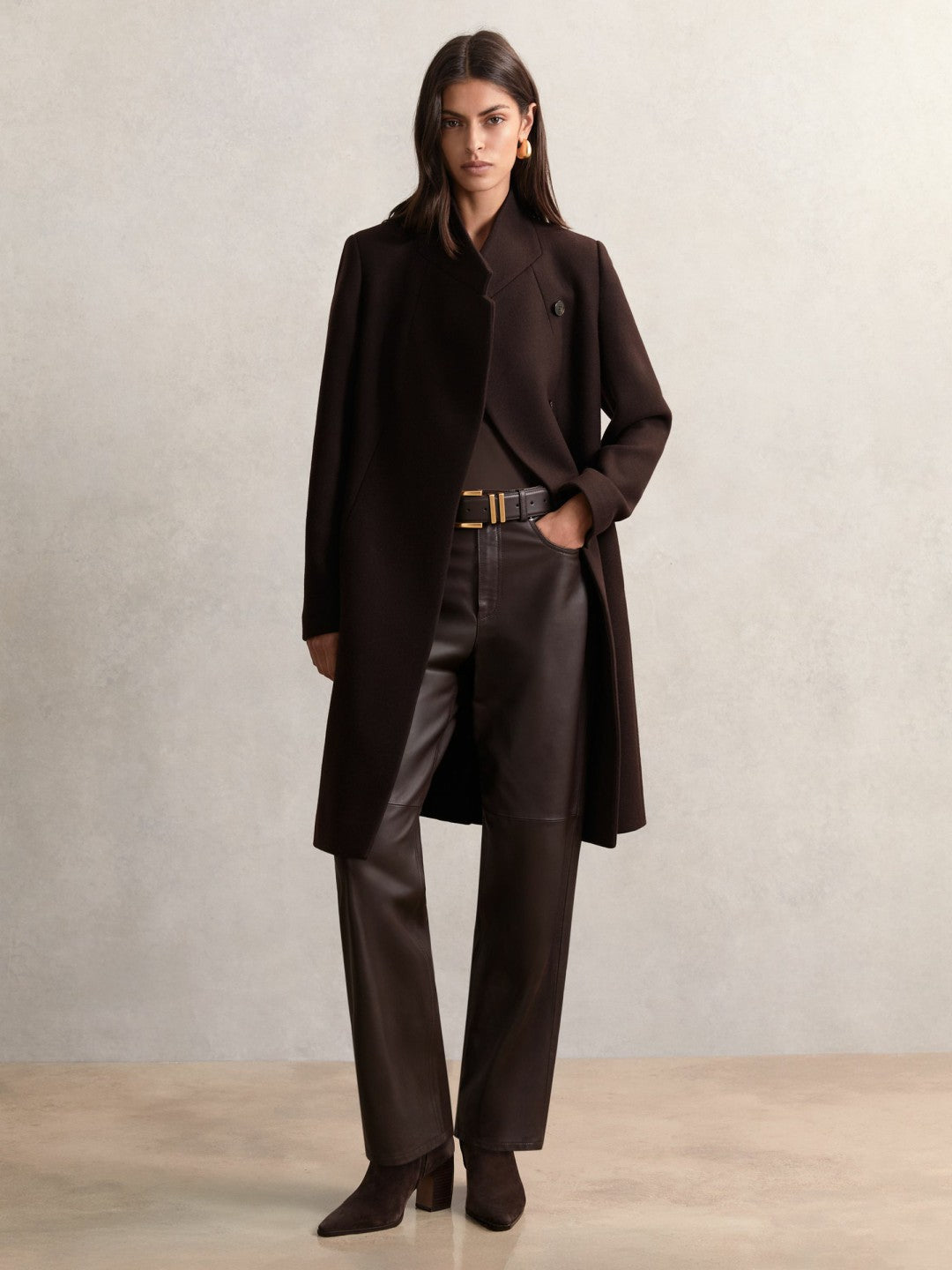 Petite Coat Chocolate Brown | Womens
