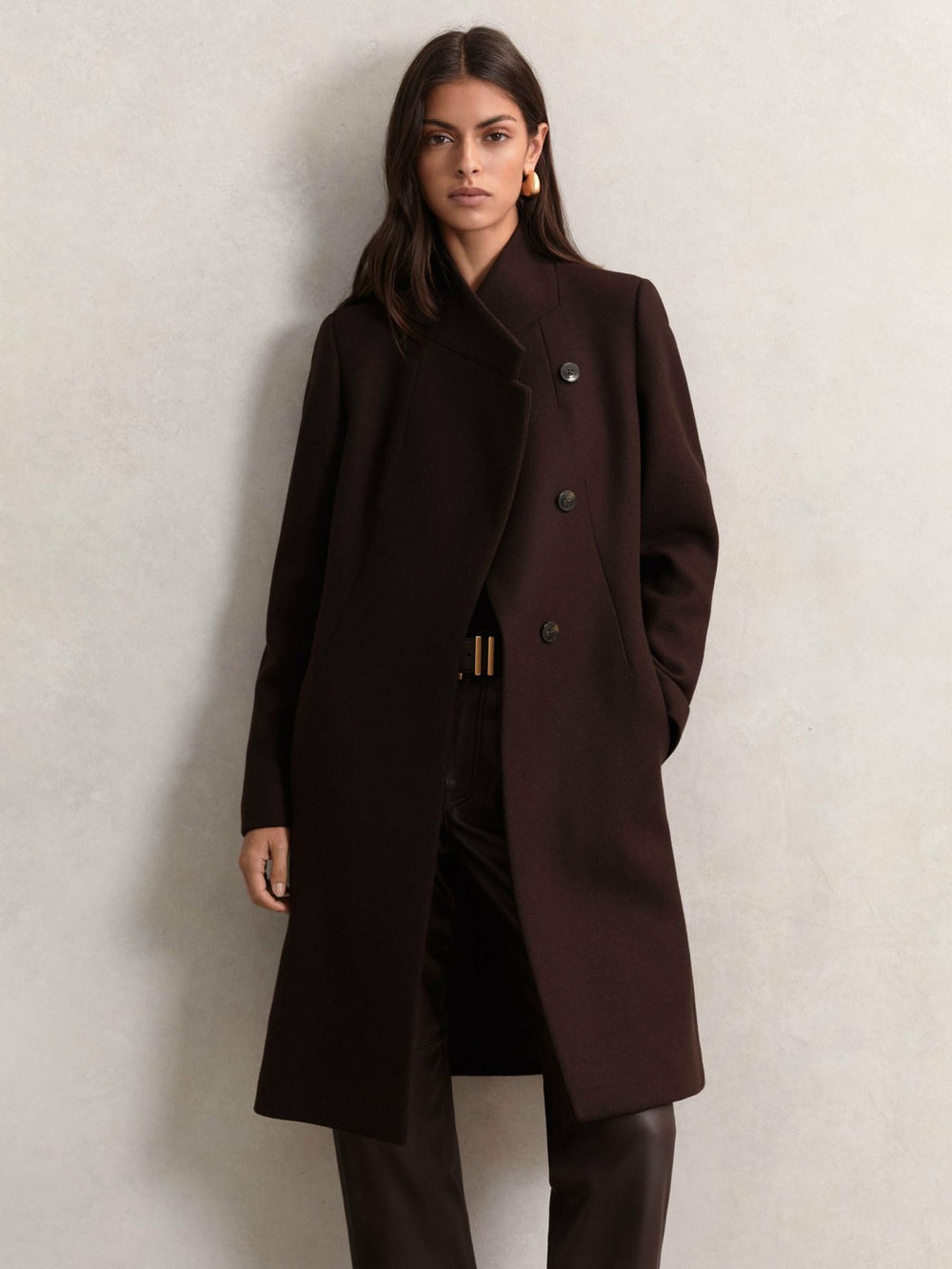 Petite Coat Chocolate Brown | Womens