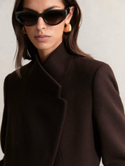 Petite Coat Chocolate Brown | Womens