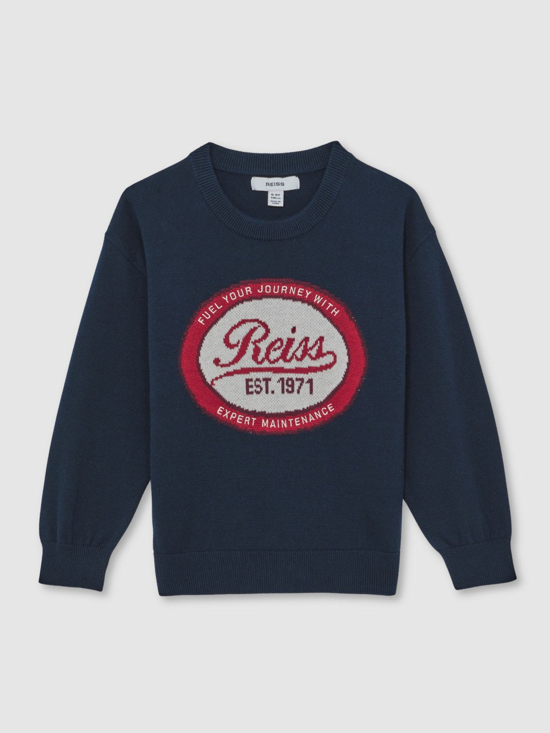 13-14 yrs Cotton Motor Cars Logo Jumper Navy | Children