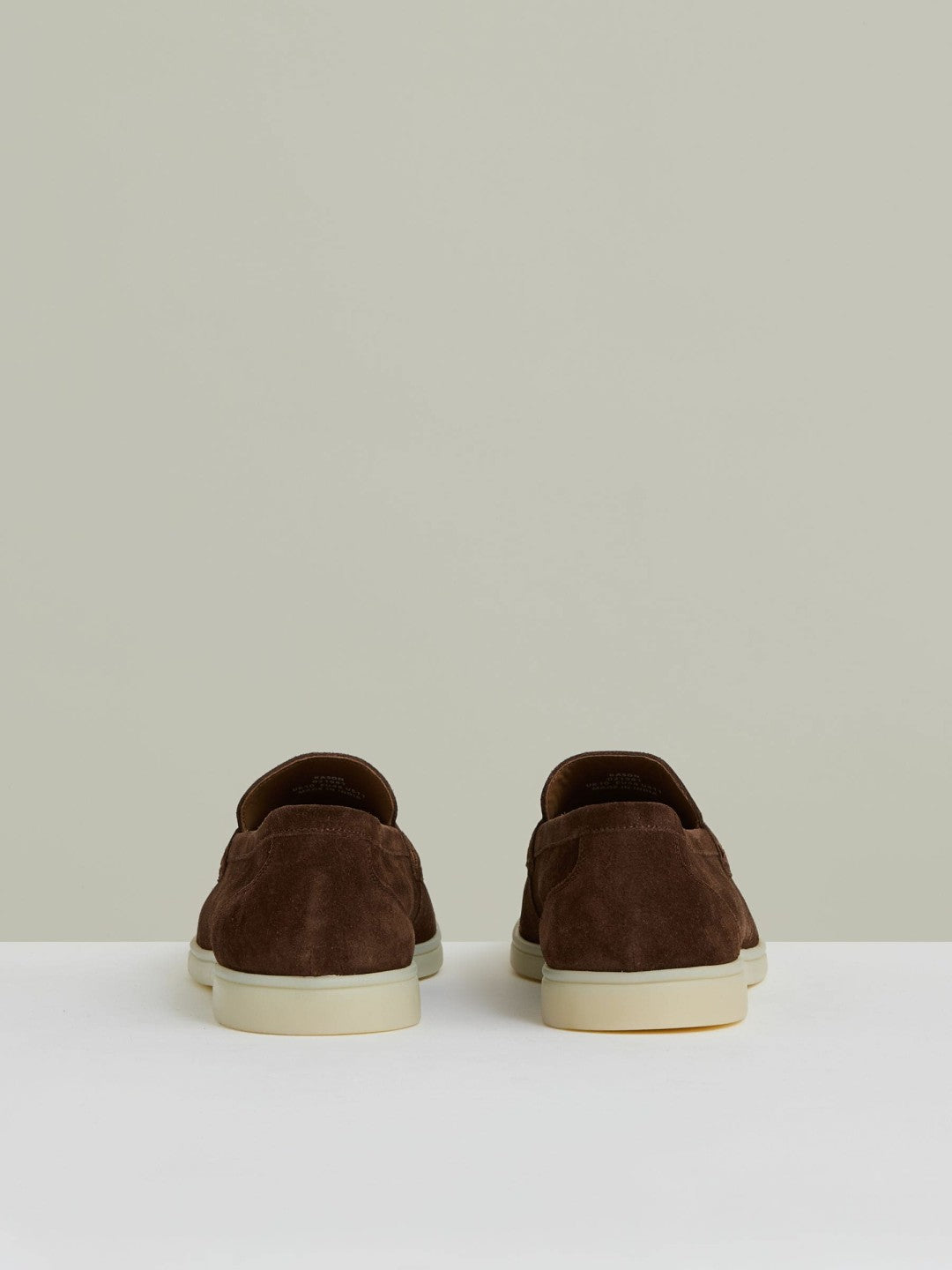 Suede Slip-On Loafers Chocolate Brown | Mens