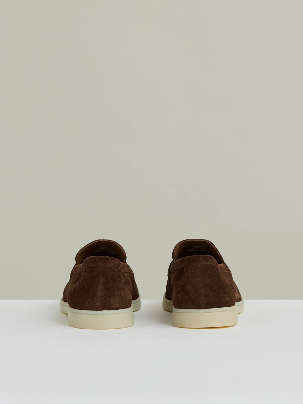Suede Slip-On Loafers Chocolate Brown | Mens