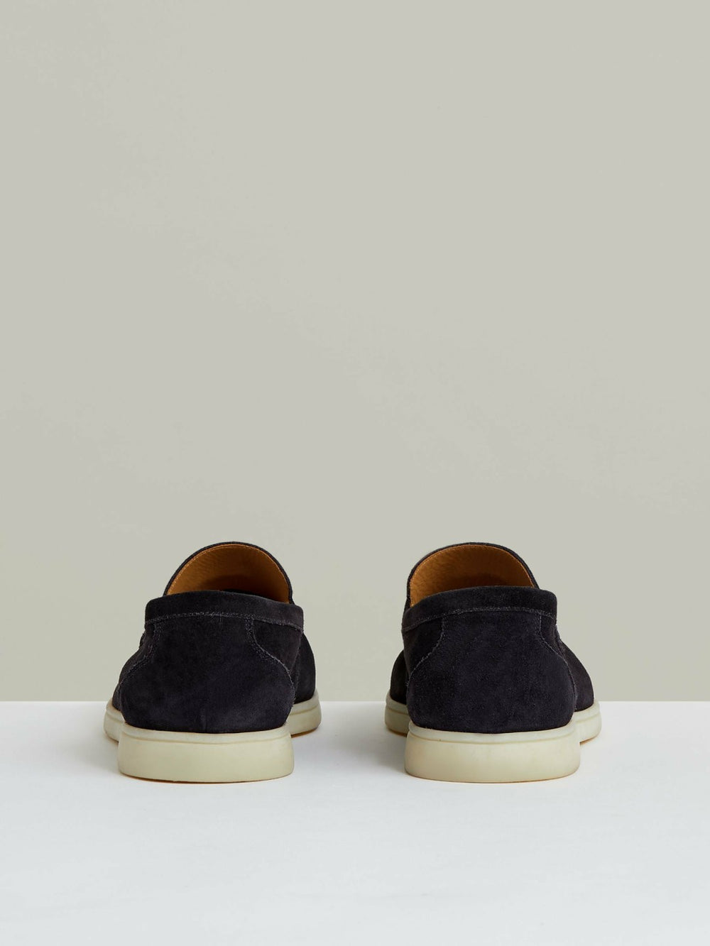 Suede Slip-On Loafers Navy | Mens