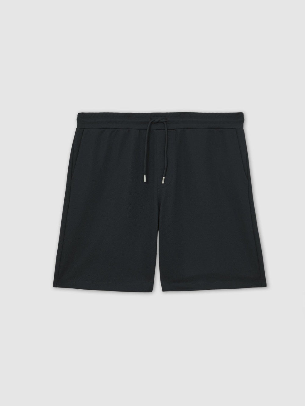 Textured Drawstring Shorts Navy | Mens