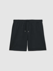 Textured Drawstring Shorts Navy | Mens