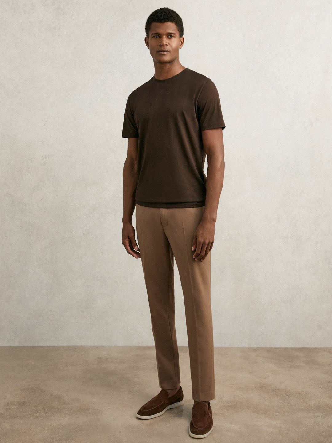 Cotton Crew Neck T-Shirt  | Mens