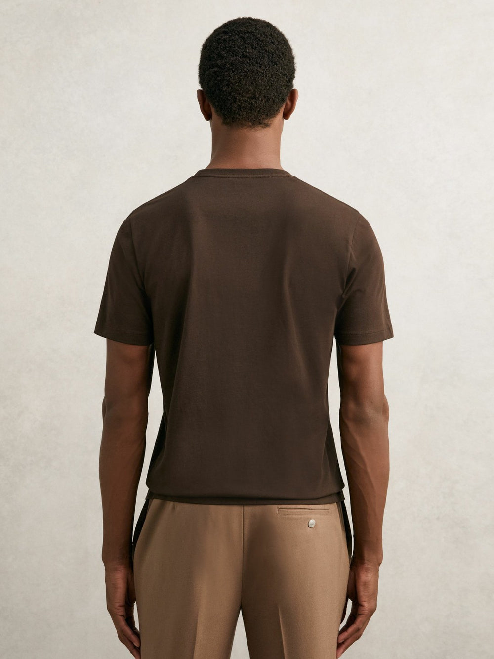 Cotton Crew Neck T-Shirt  | Mens
