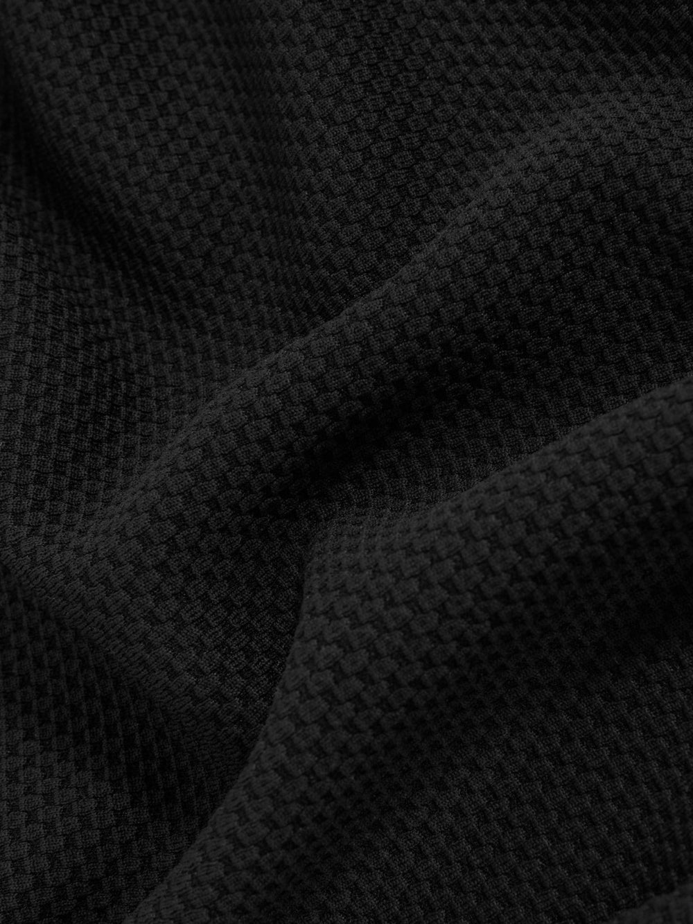 Textured Crew-Neck T-Shirt Black | Mens