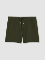 Textured Drawstring Shorts Green | Mens