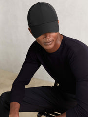 Embroidered Logo Tech Baseball Cap Black | Mens
