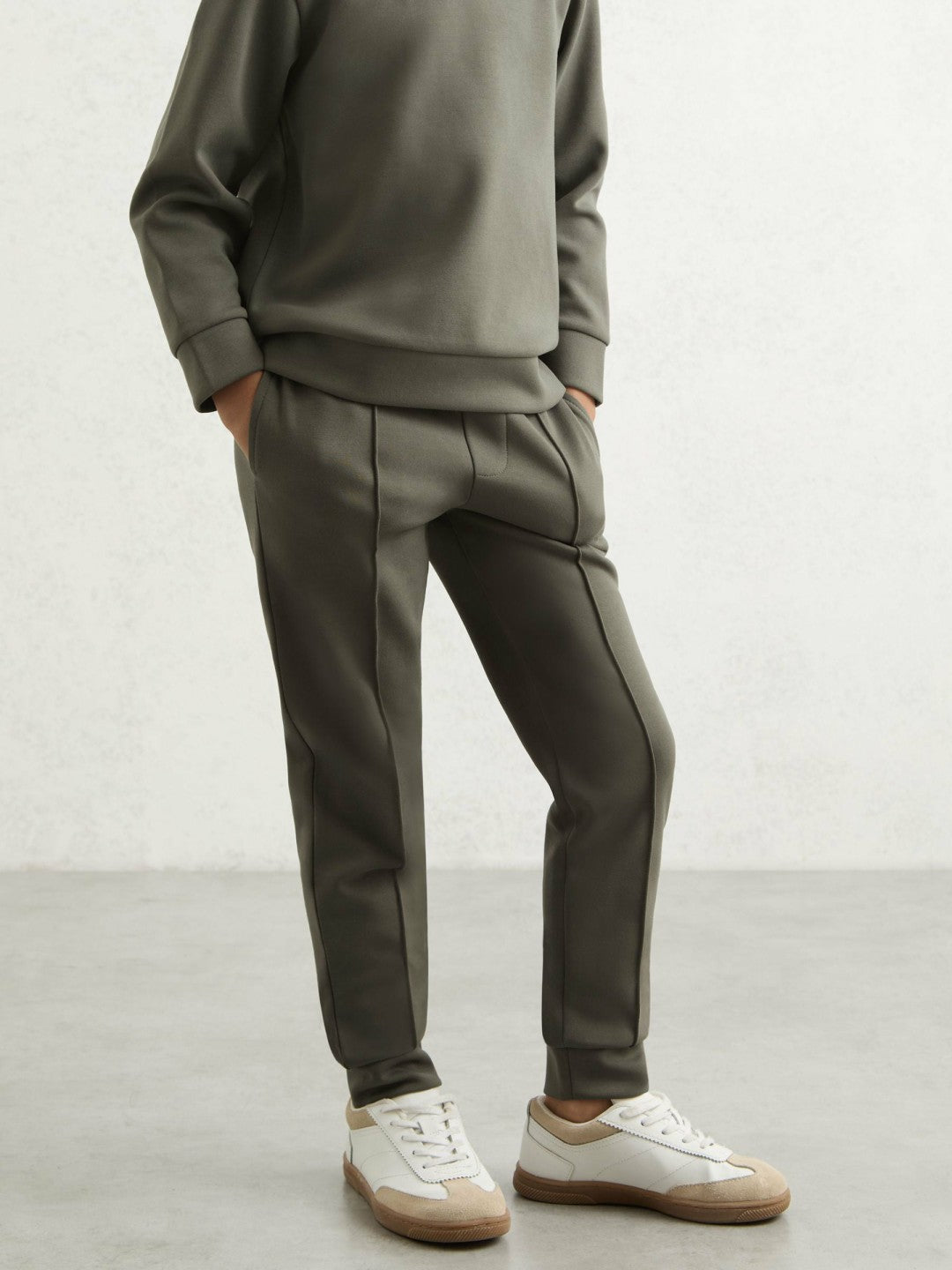 3-9 yrs Interlock Drawstring Joggers Dark Sage | Children