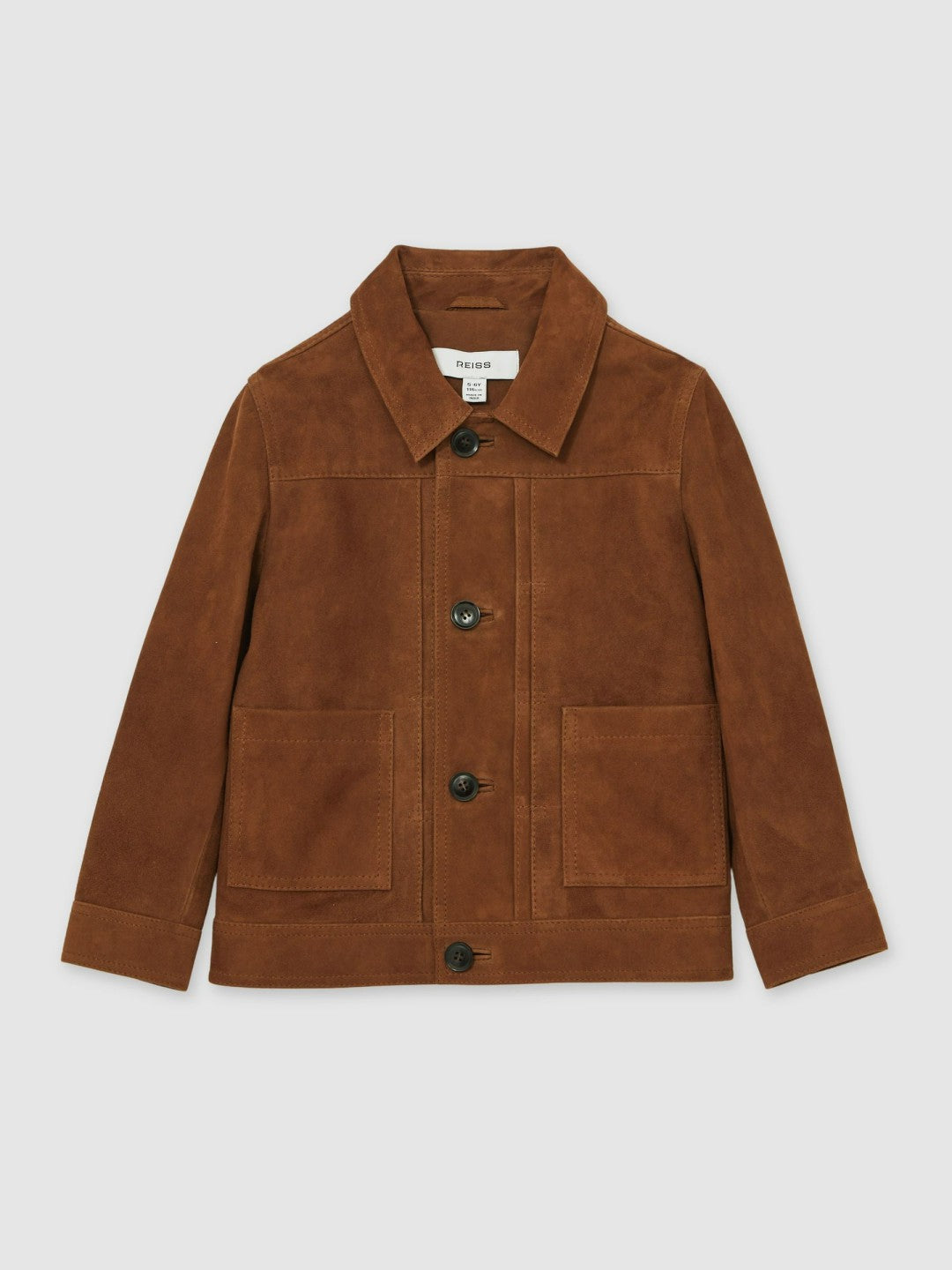 3-9 yrs Suede Worker Jacket Tobacco Brown | Children