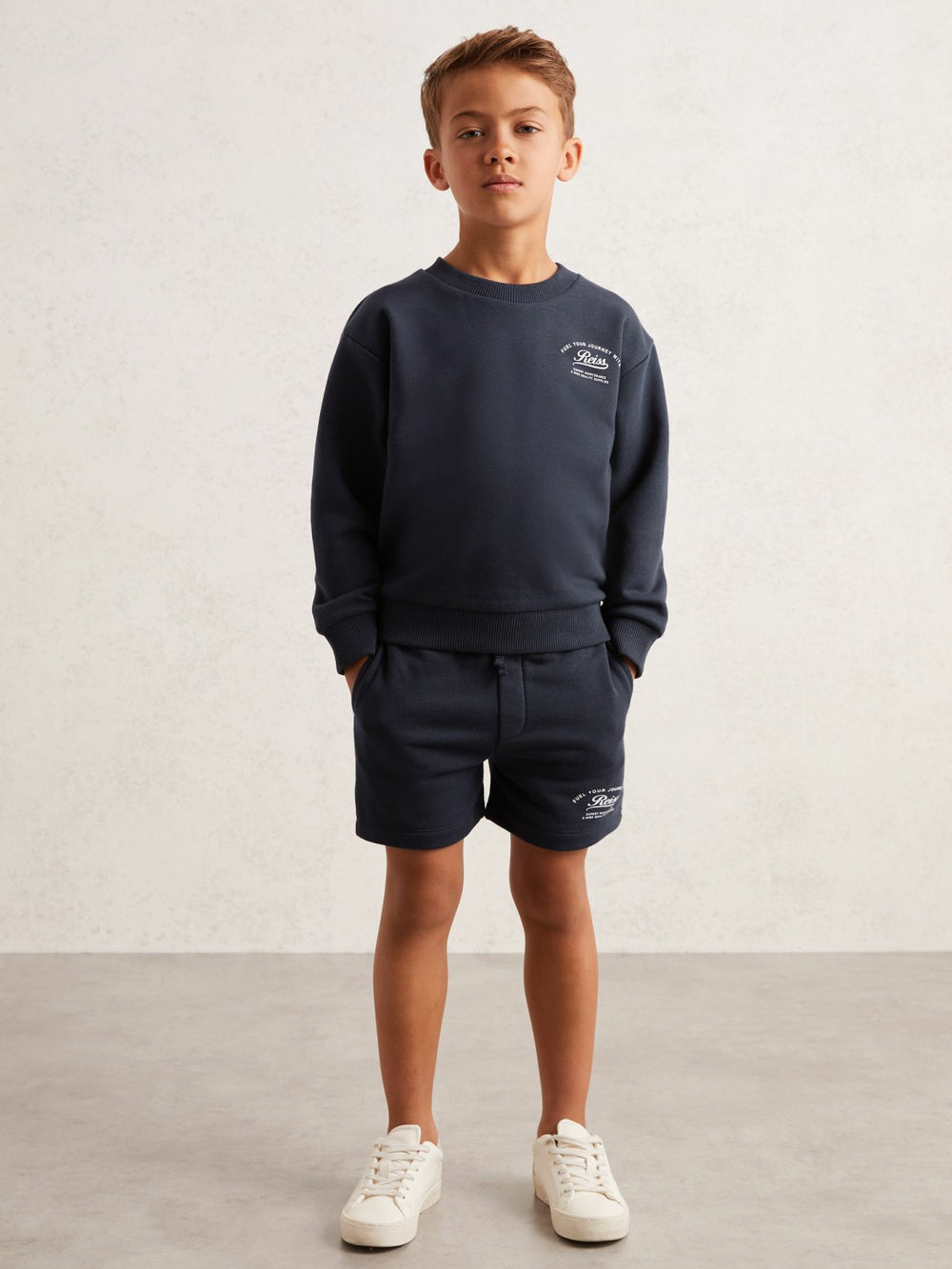 9-13 yrs Cotton Blend Motor Cars Sweat Shorts Washed Blue | Children