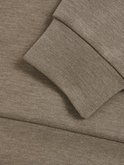 Interlock Jersey Hoodie Taupe Brown | Children