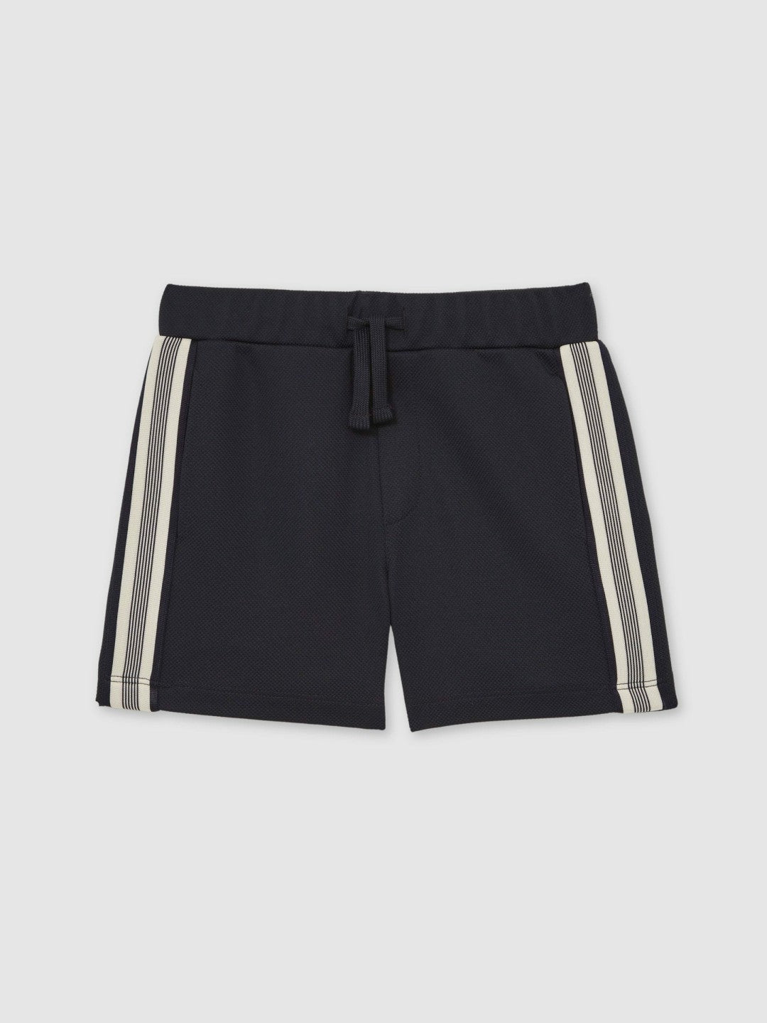 3-9 yrs Side Stripe Textured Shorts Navy Blue | Children