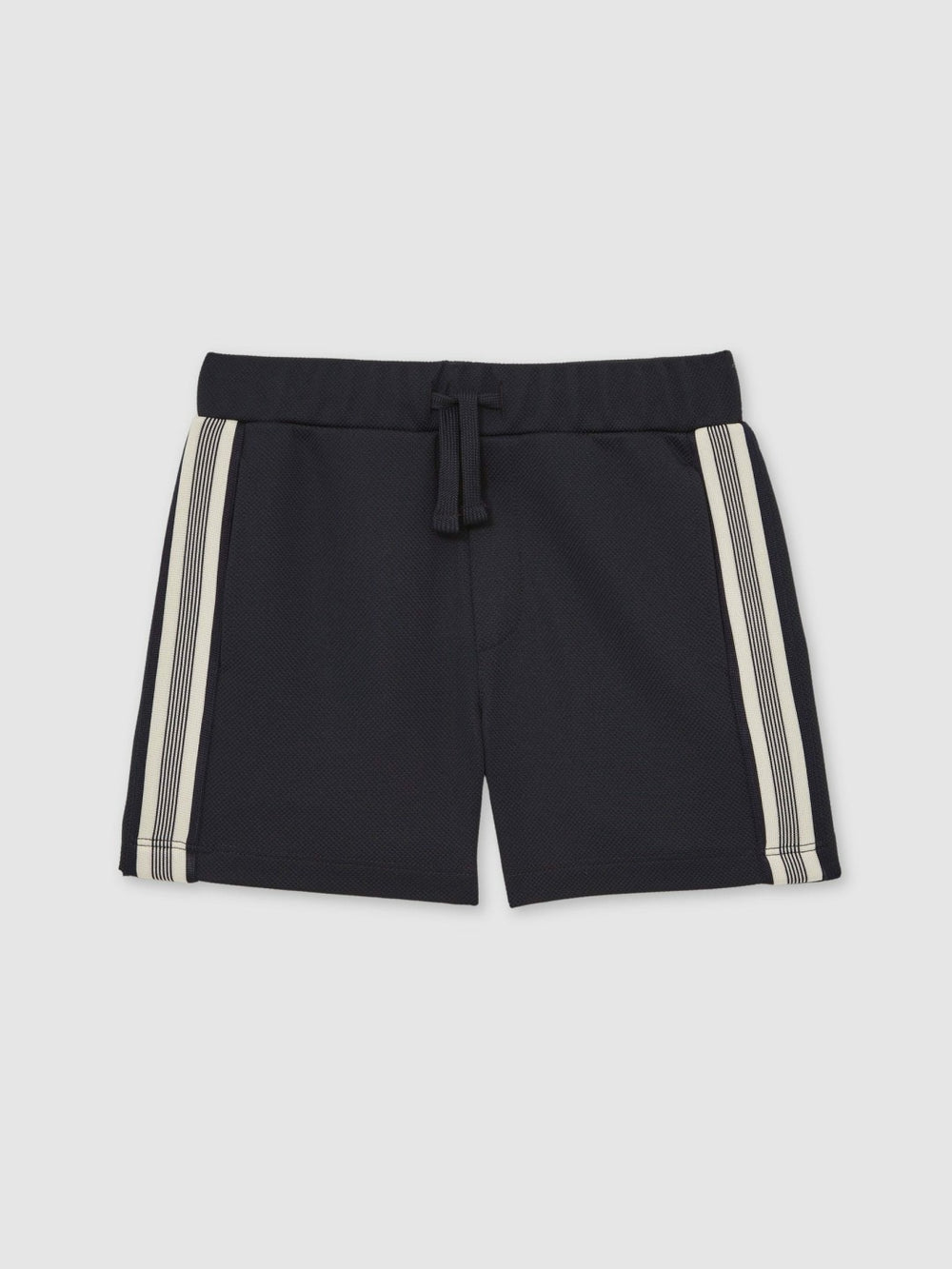 3-9 yrs Side Stripe Textured Shorts Navy Blue | Children