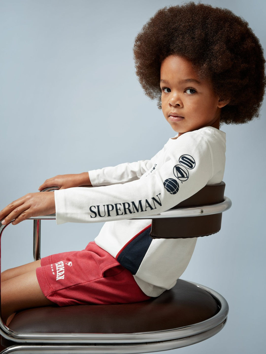 9-13 yrs Superman Cotton Logo T-Shirt White | Children