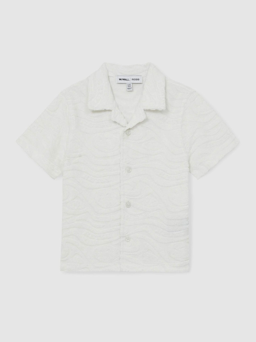 9-13 yrs SmileyWorld Wave Texture Shirt White | Children
