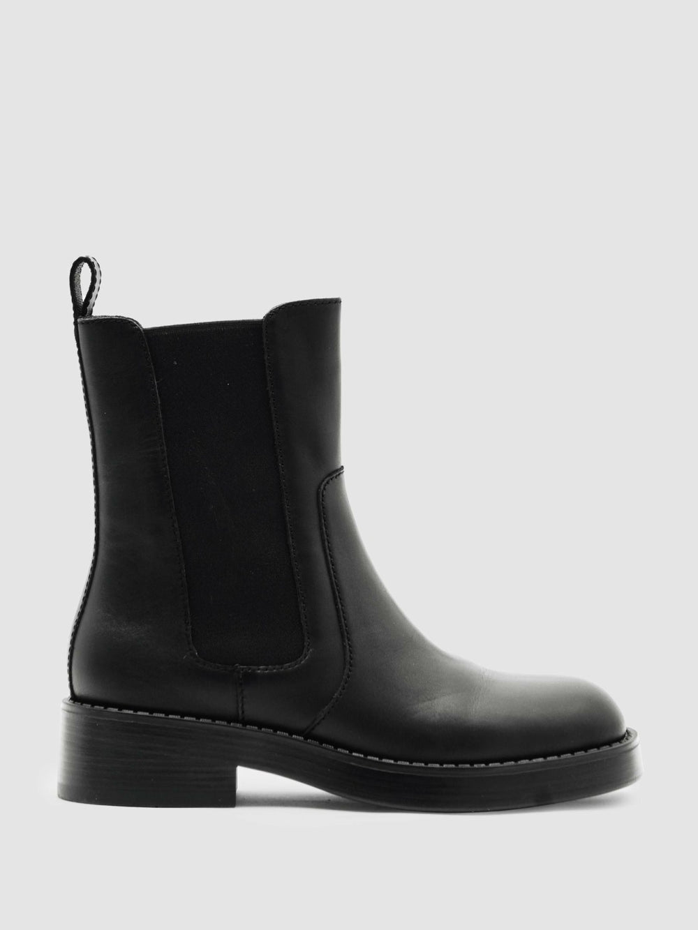 Leather Chelsea Boots Black | Womens