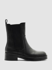 Leather Chelsea Boots Black | Womens