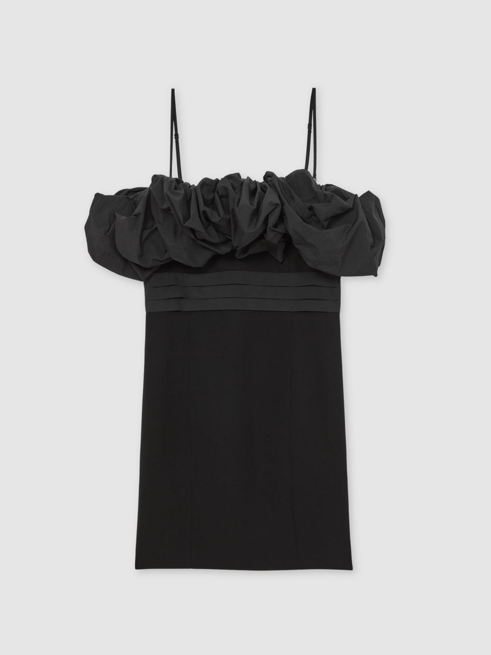 Sculptural Strapless Mini Dress Black | Womens