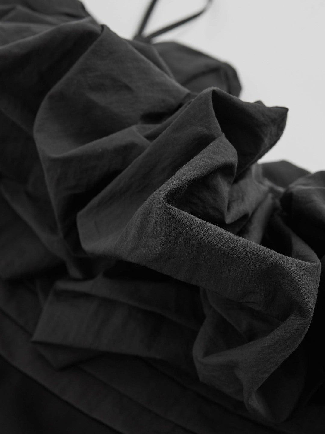 Sculptural Strapless Mini Dress Black | Womens