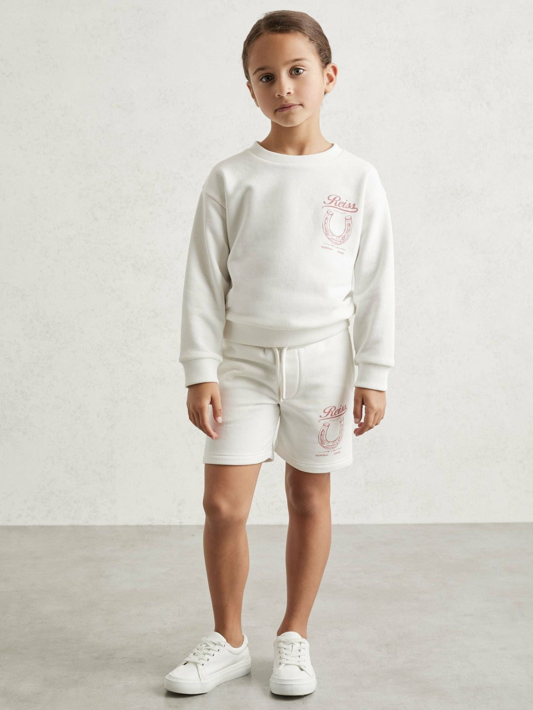 Pony Club Sweatshirt and Shorts Set Ecru | Children