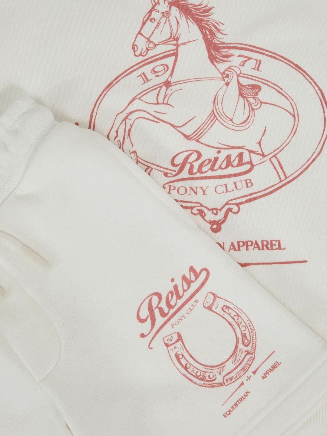 Pony Club Sweatshirt and Shorts Set Ecru | Children