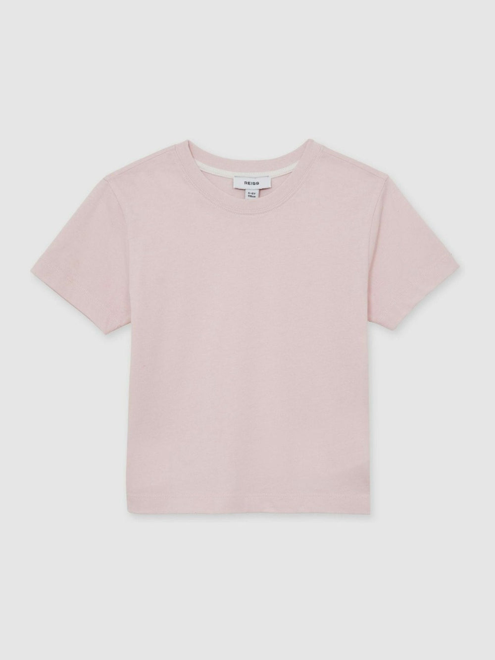 13-14 yrs Cotton Crew Neck T-Shirt Pink | Children