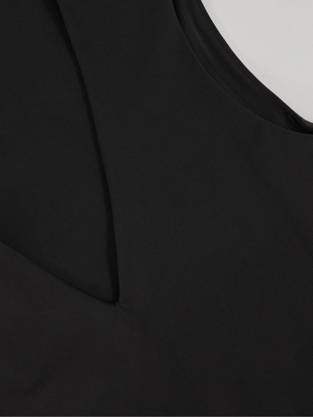 V-Neck Sleeveless Bodysuit Black | Womens