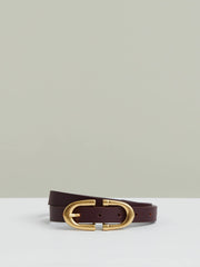 Horseshoe Belt Burgundy | Womens