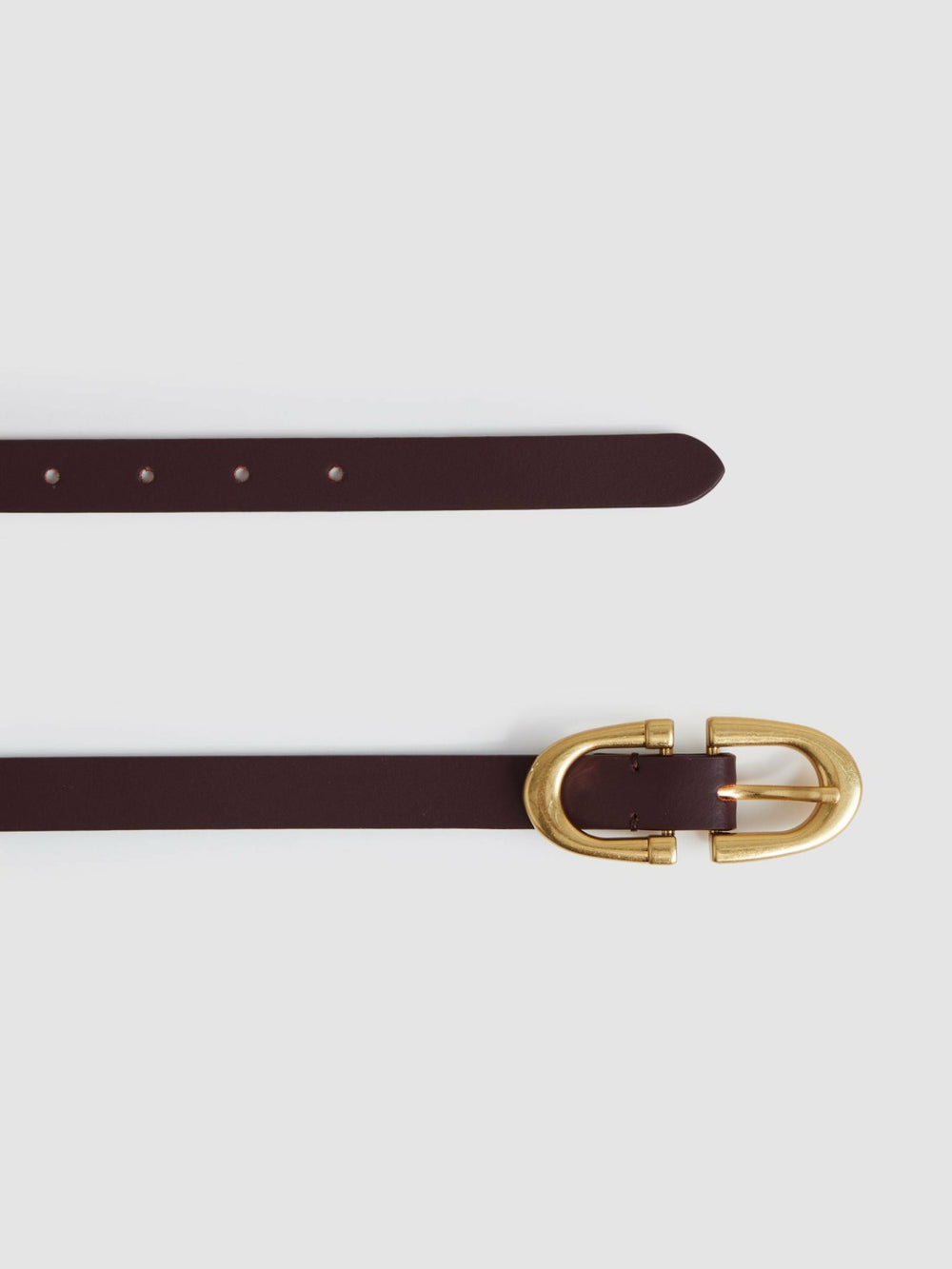 Horseshoe Belt Burgundy | Womens