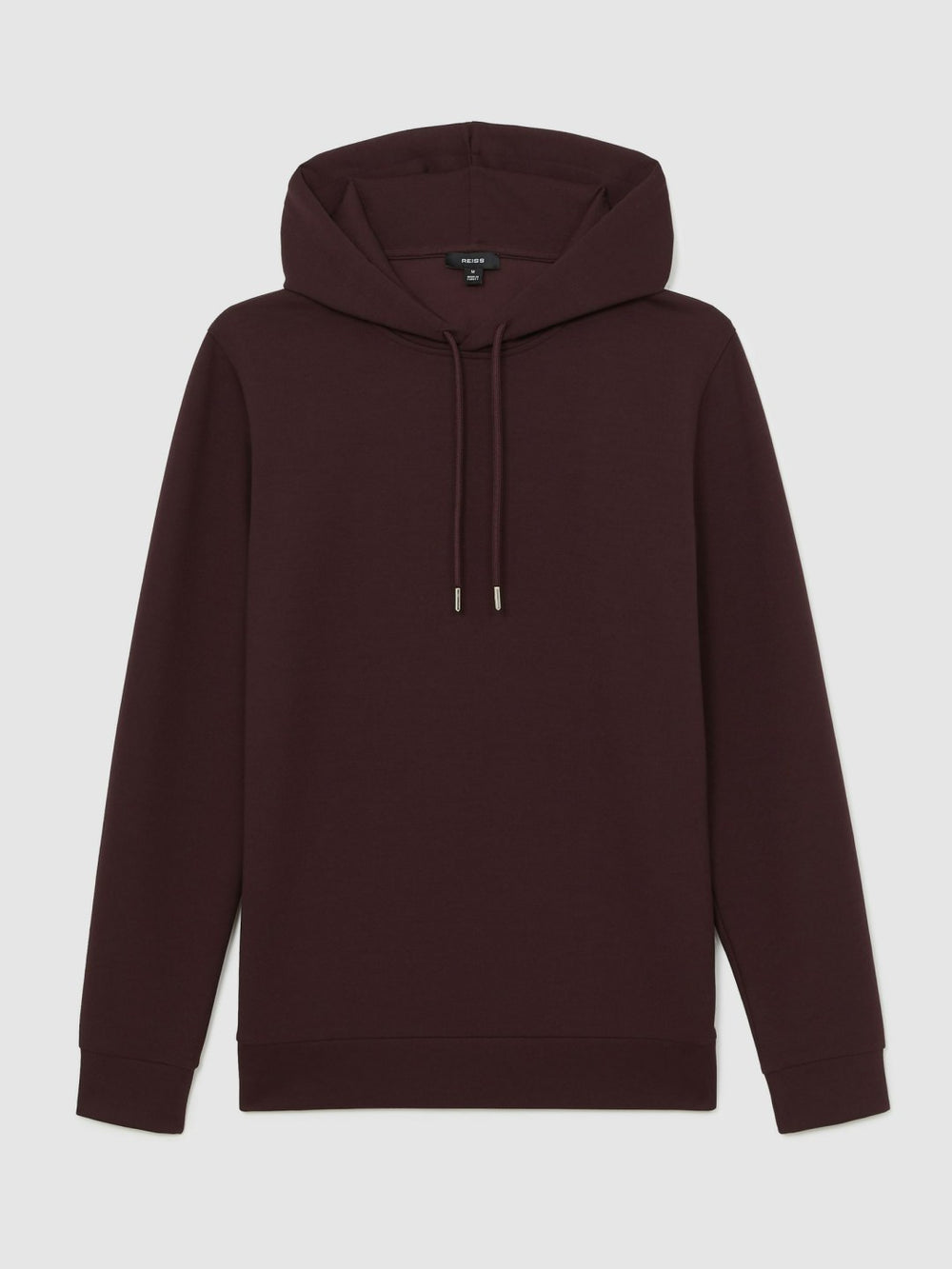 Interlock Jersey Drawstring Hoodie Cherry Red | Mens